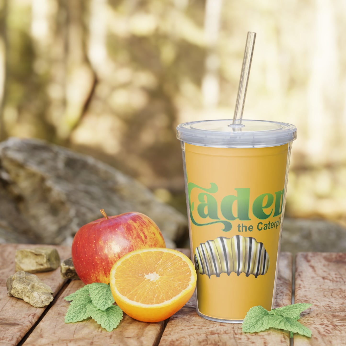 Caden Plastic Tumbler with Straw
