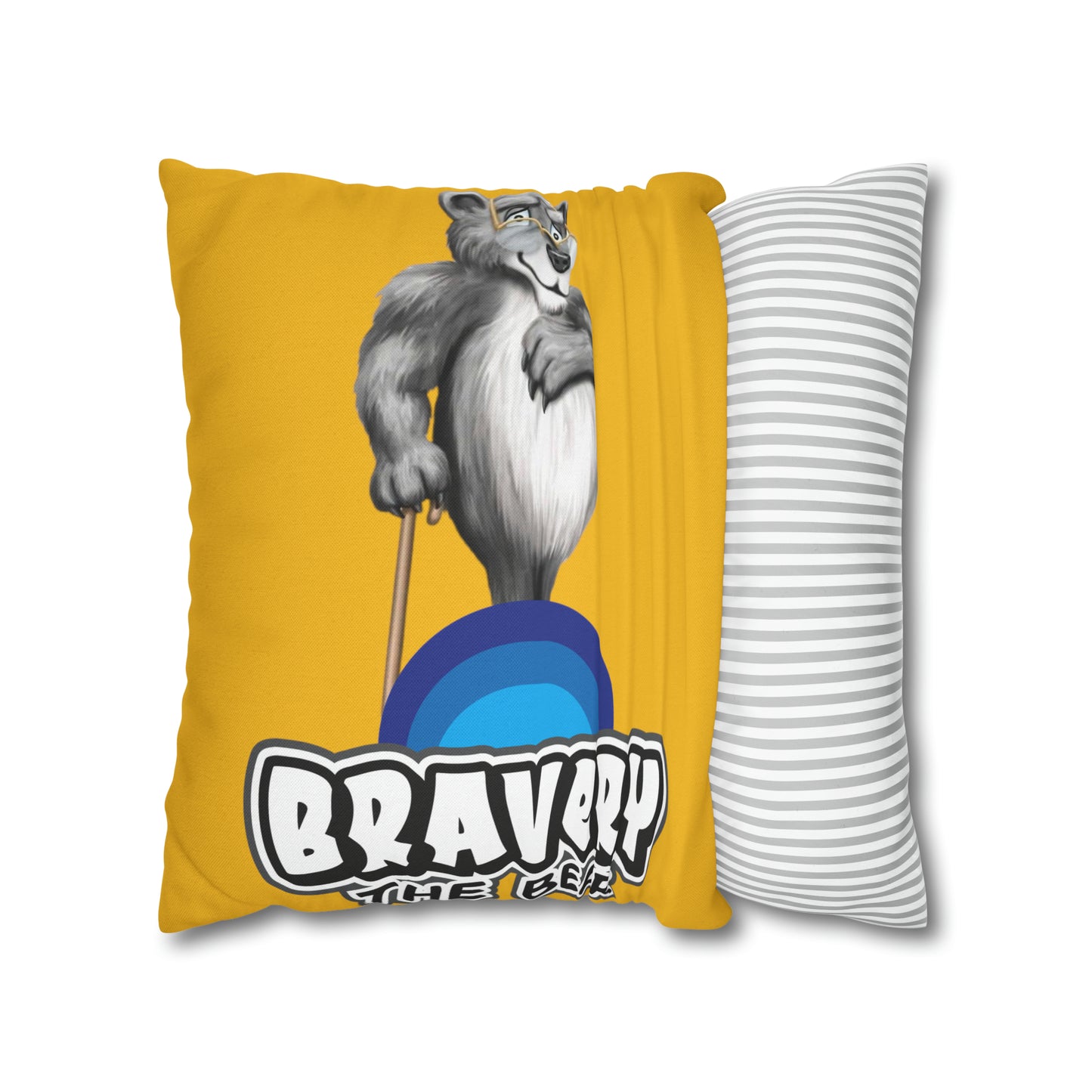 Bravery Spun Polyester Square Pillow Case