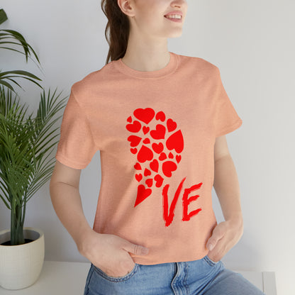 Couples Heart Short Sleeve Tee