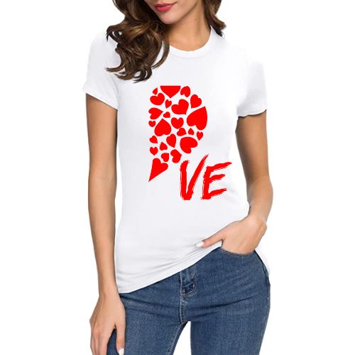 Couples Heart Short Sleeve Tee