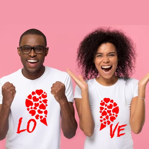 Love Couples  Short Sleeve Tee