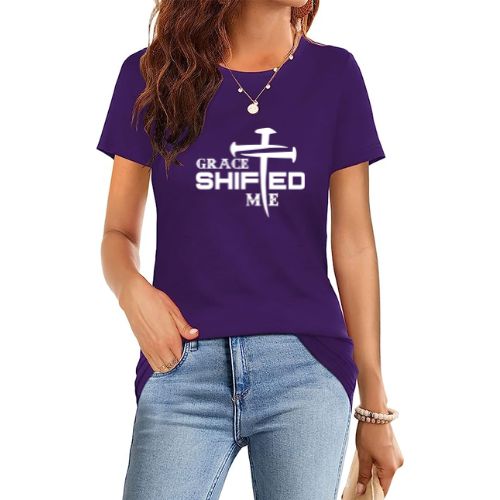 Grace Shifted Me Ladies' Softstyle Fitted T-Shirt