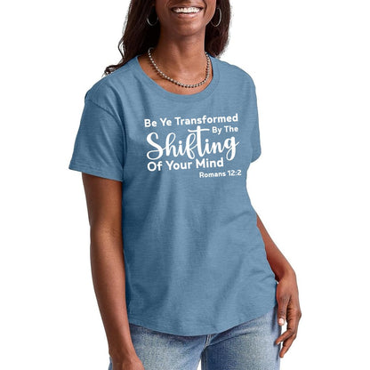 Be Ye Transformed By The Shifting Of Your Mind Ladies' Boyfriend T-Shirt
