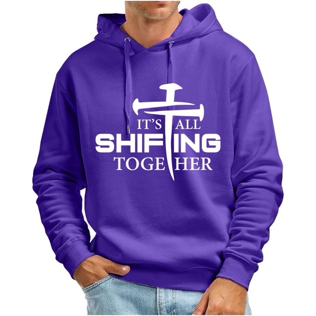It's All Shifting Together Adult  Fleece Pullover Hooded Sweatshirt