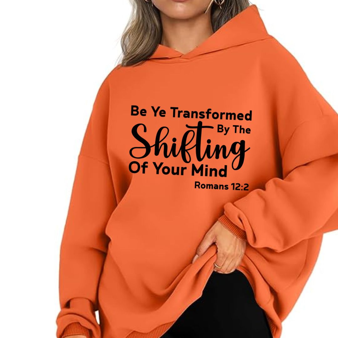 Be Ye  Transformed By The Shifting Of Your Mind Adult Heavy Blend 13.3 oz./lin. yd., 50/50 Hood