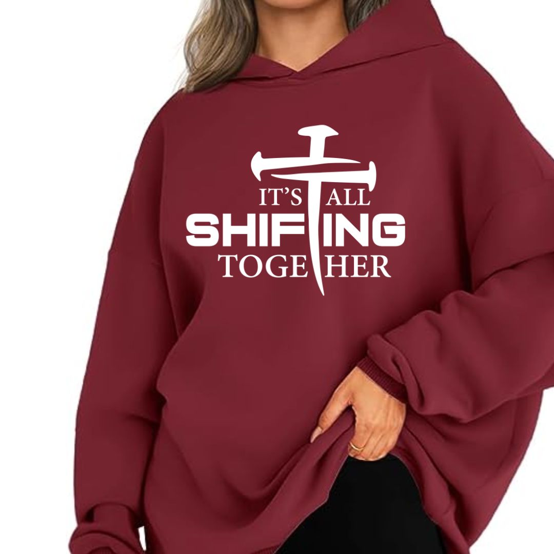 It's All Shifting Together Adult  Fleece Pullover Hooded Sweatshirt
