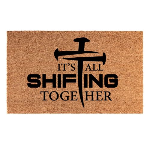 It's All Shifting Together Door Mat