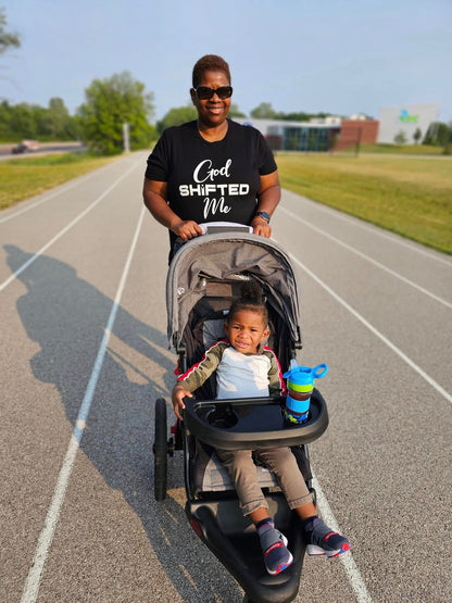 God Shifted Me Ladies' Softstyle Fitted T-Shirt