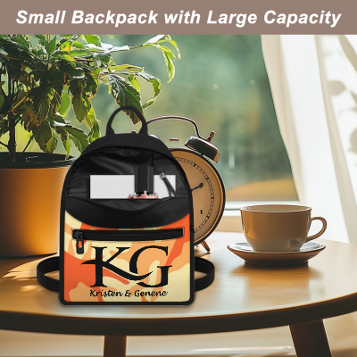 Orange and black Camo Bag