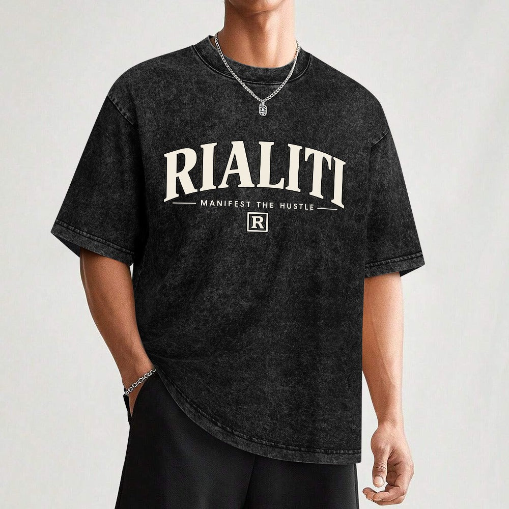 RIALITI Exclusive Oversized Oversized Men's T-shirt
