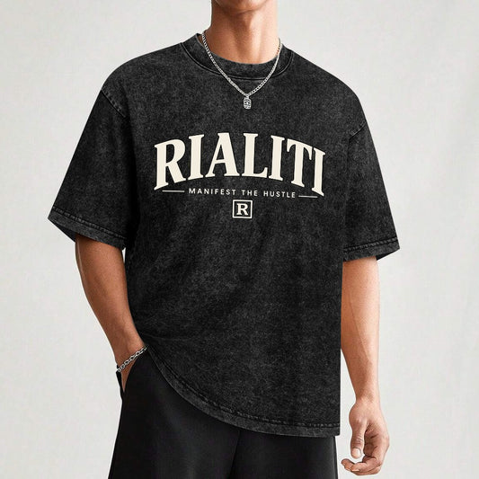 RIALITI Exclusive Oversized Oversized Men's T-shirt