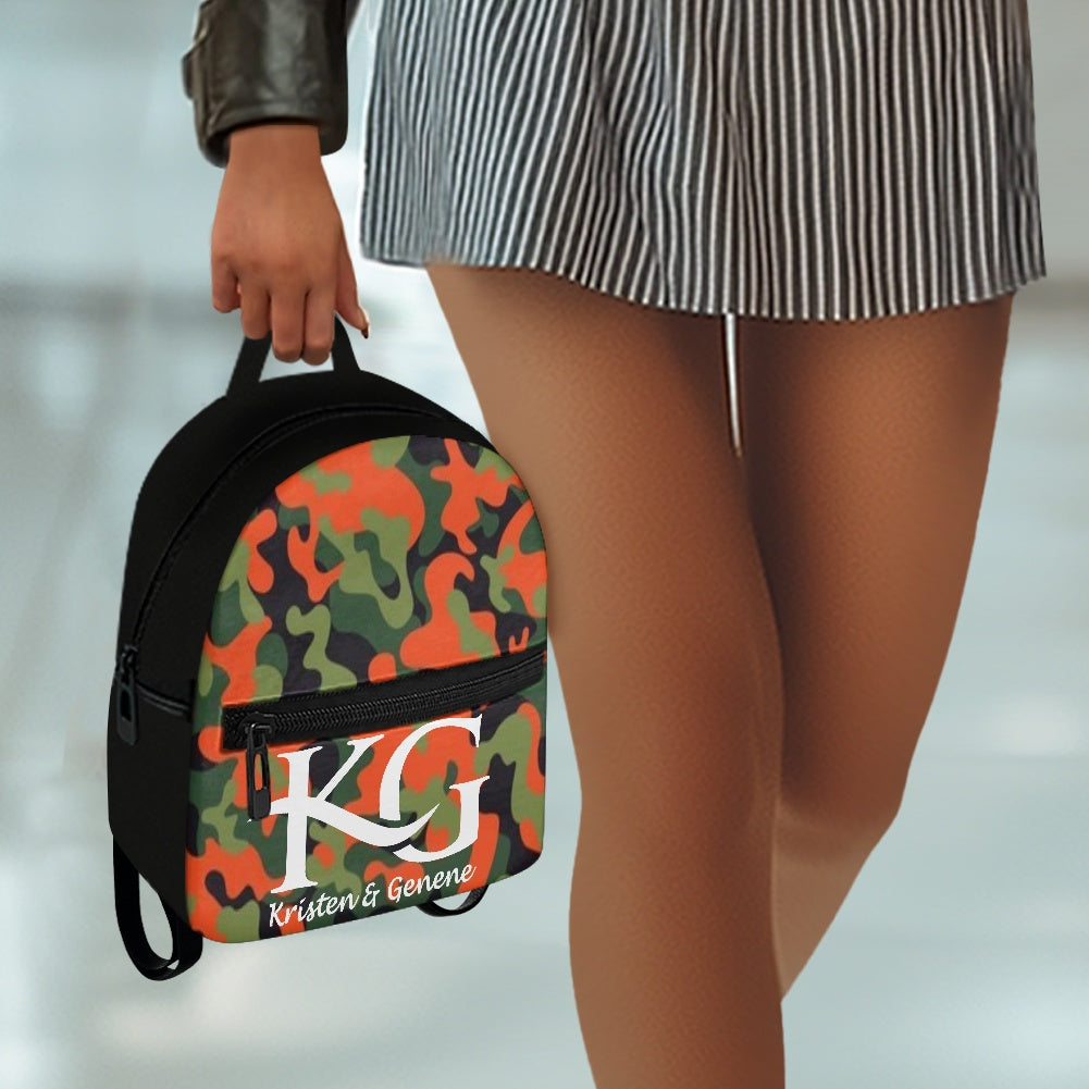 Orange and Winter Green with a Vintage Signature Bag