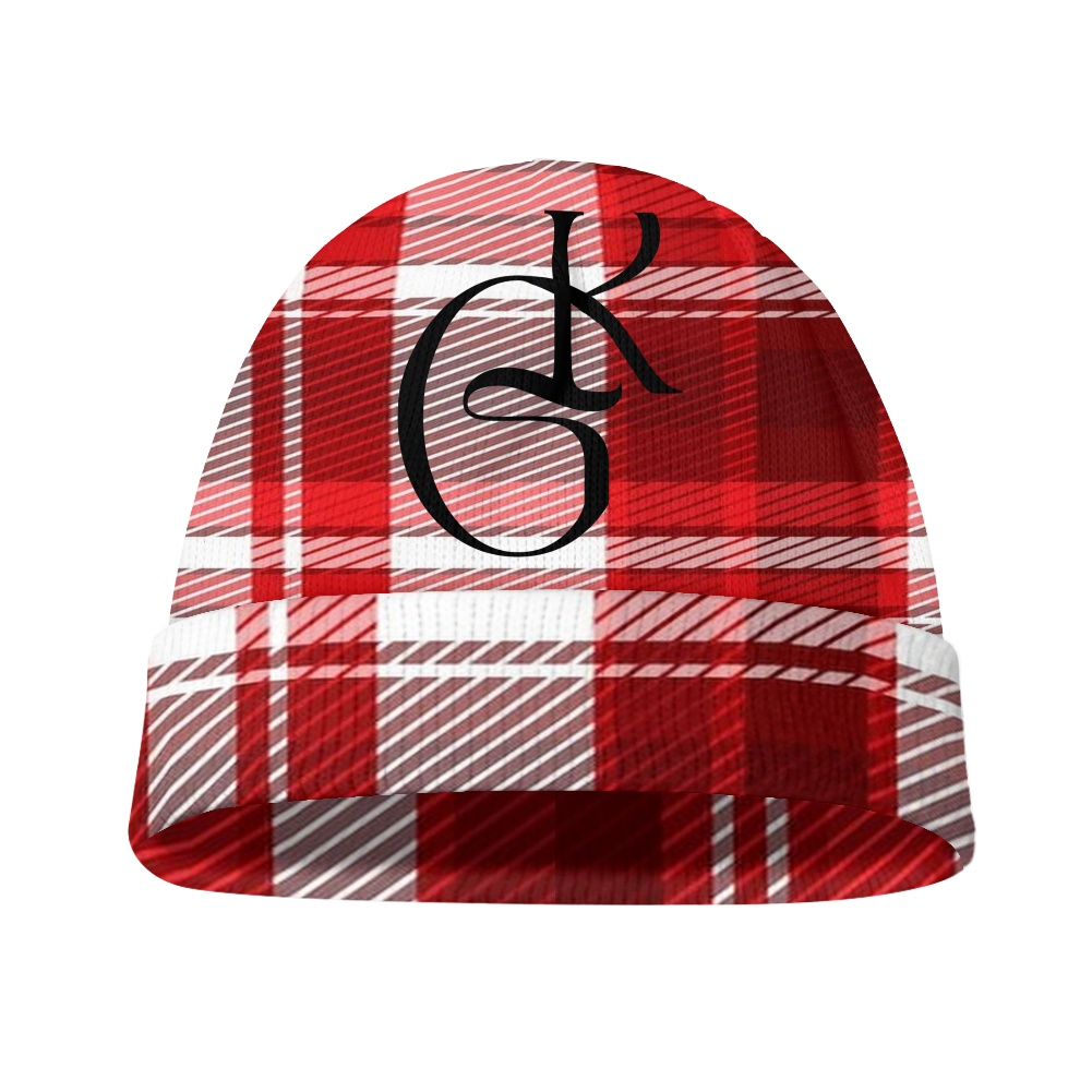 Red and White plaid jacket and Scarf