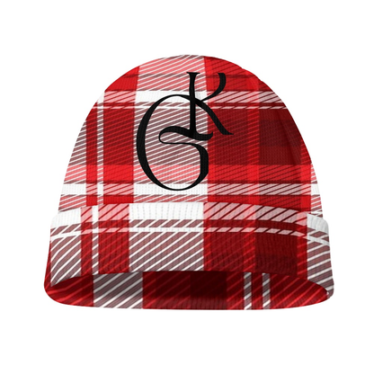 Red and White plaid jacket and Scarf