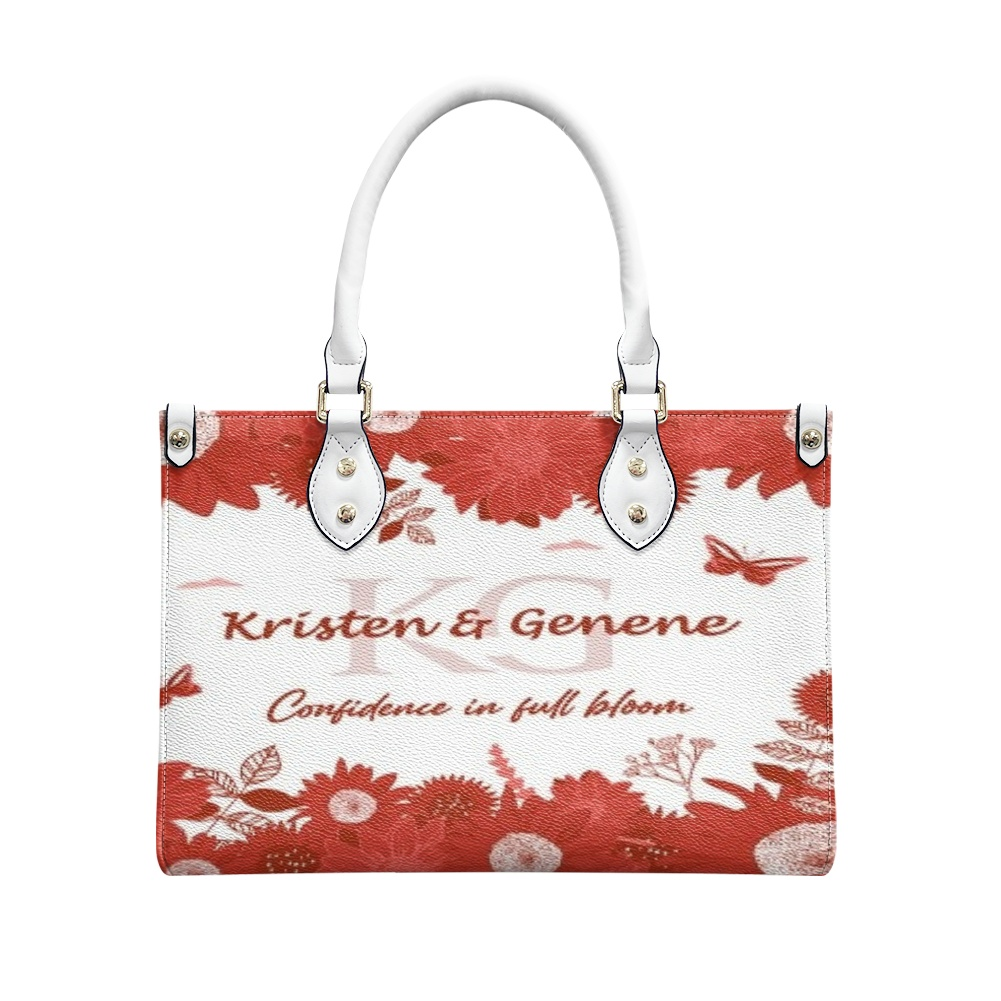 K & G original Red and white Floral Bag w/Wallet