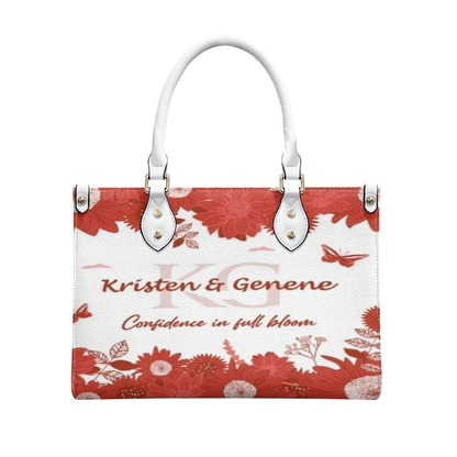 K & G original Red and white Floral Bag w/Wallet