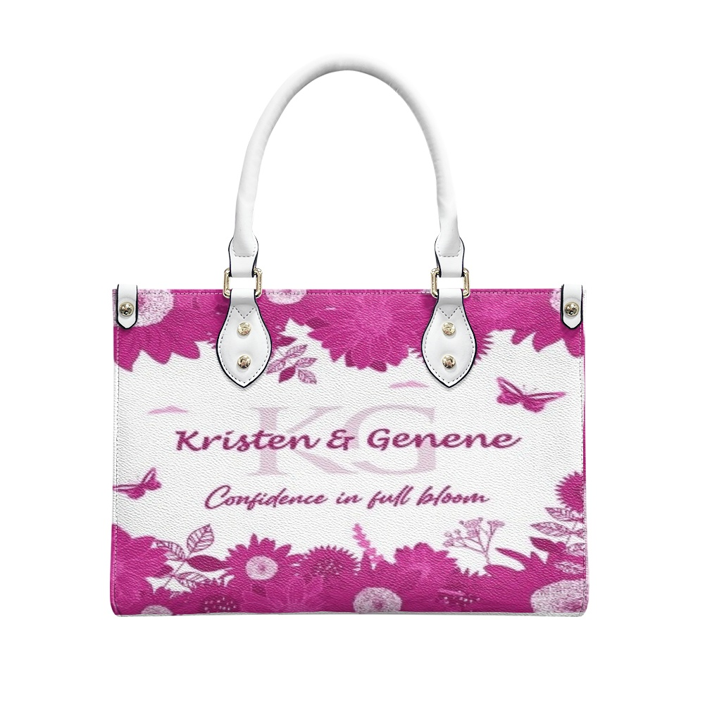 K & G original Hot Pink and white Floral Bag w/Wallet