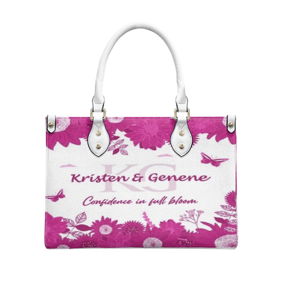 K & G original Hot Pink and white Floral Bag w/Wallet