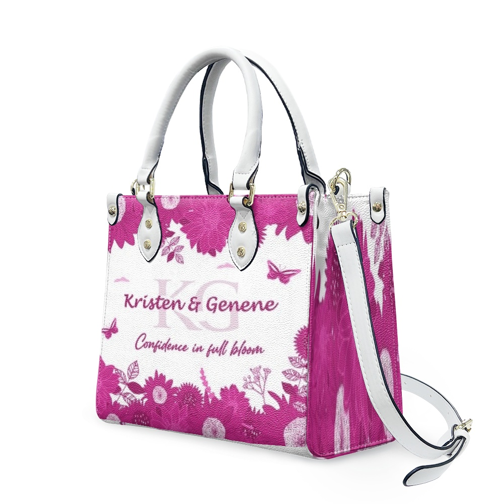 K & G original Hot Pink and white Floral Bag w/Wallet