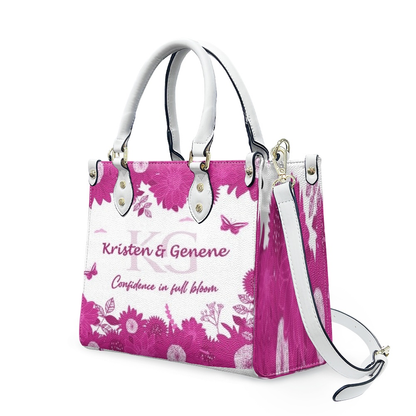 K & G original Hot Pink and white Floral Bag w/Wallet