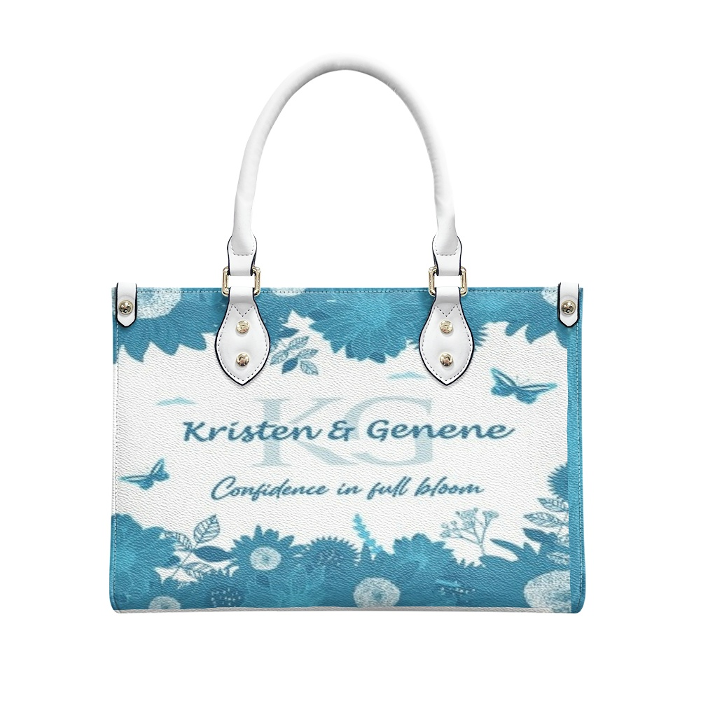 K & G original Teak Blue and white Floral Bag w/Wallet