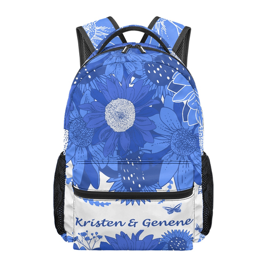 K & G original Royal Blue and white Backpacks