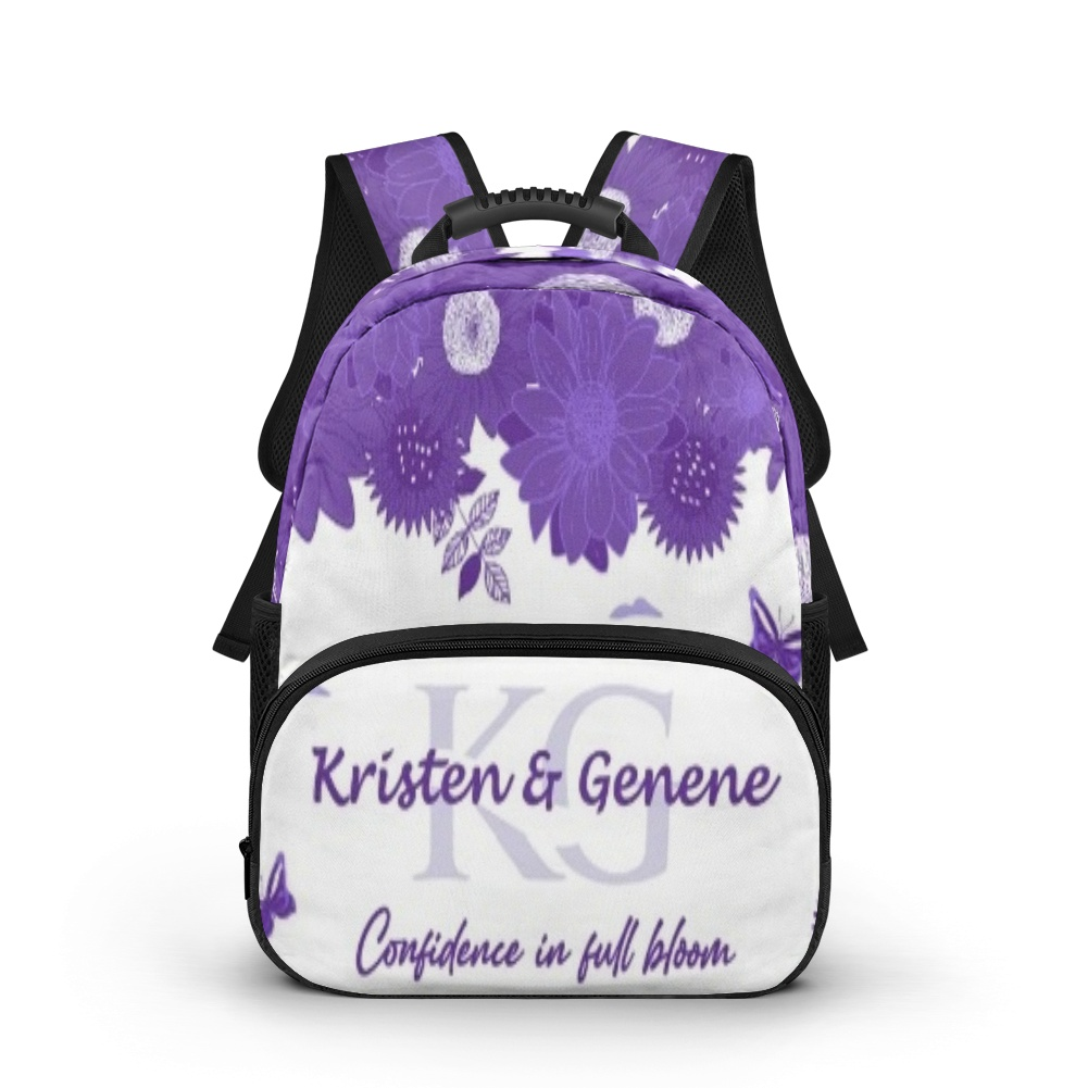 K & G original Purple and white Backpacks