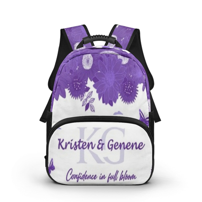 K & G original Purple and white Backpacks