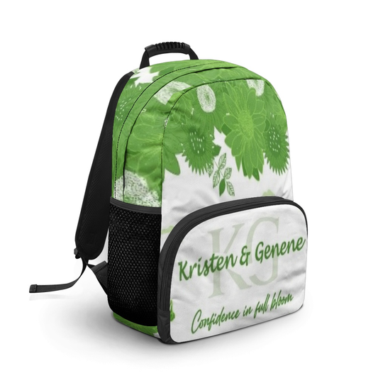 K & G original Kelly Green and white Backpacks