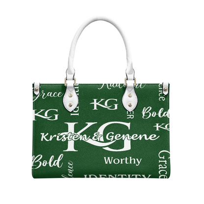 K & G original Hunter Green Inspirational bag