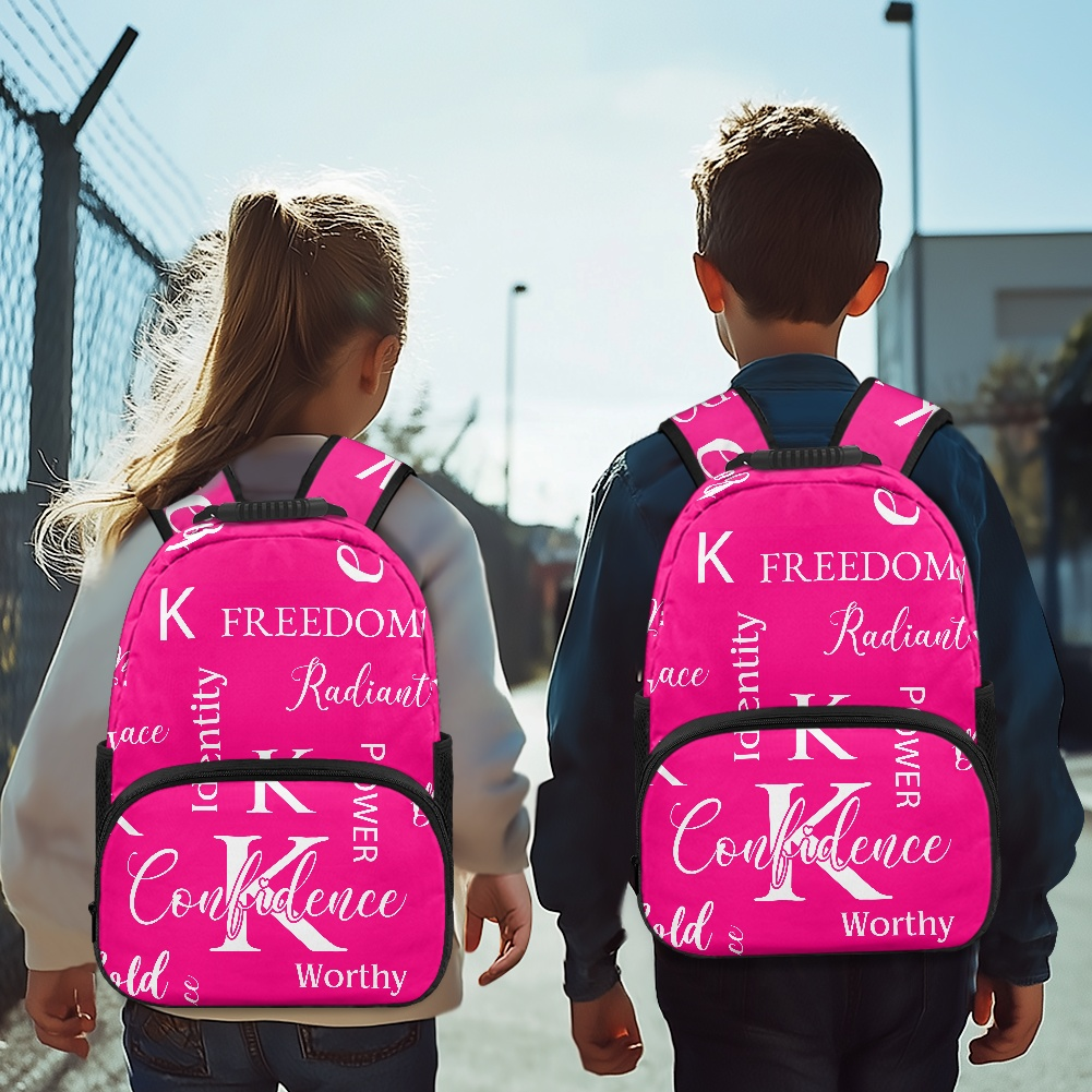 K & G original Hot Pink/white Confidence Backpack