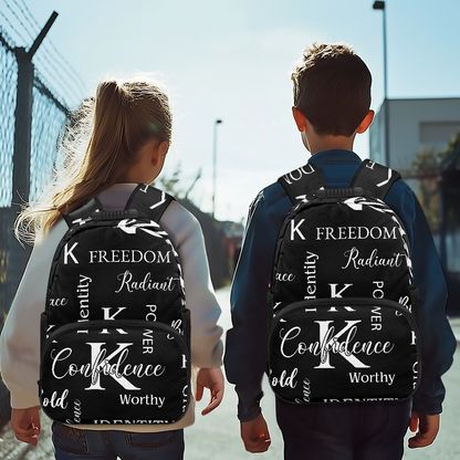 K & G original Black/white Confidence Backpack