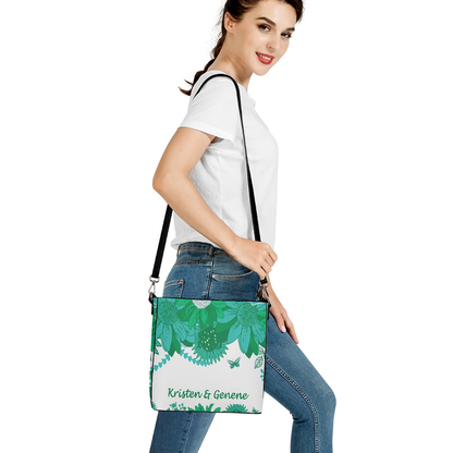 K & G original Green/white Bucket bag