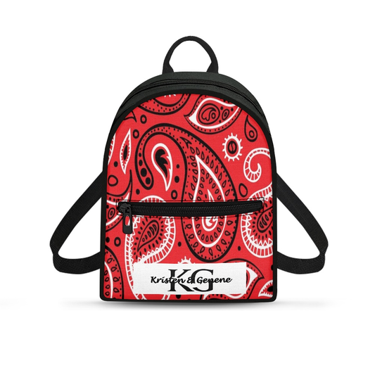 Red Rosie Paisley backpack