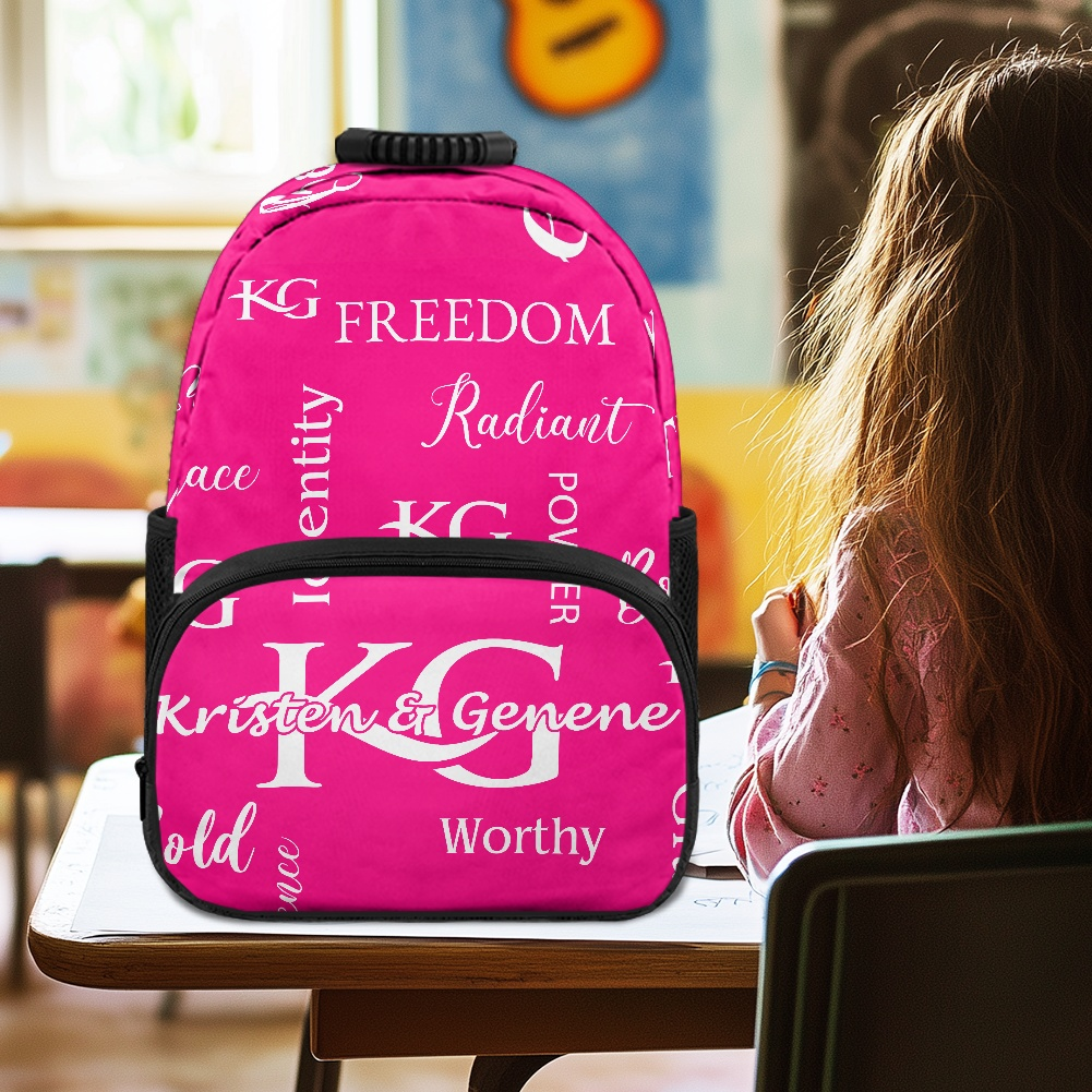 Plush Pink Identity Backpack