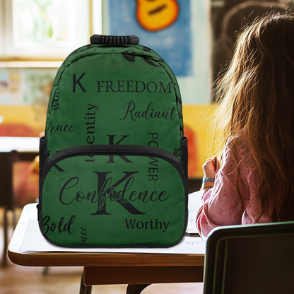 Green and Black Grace backpack