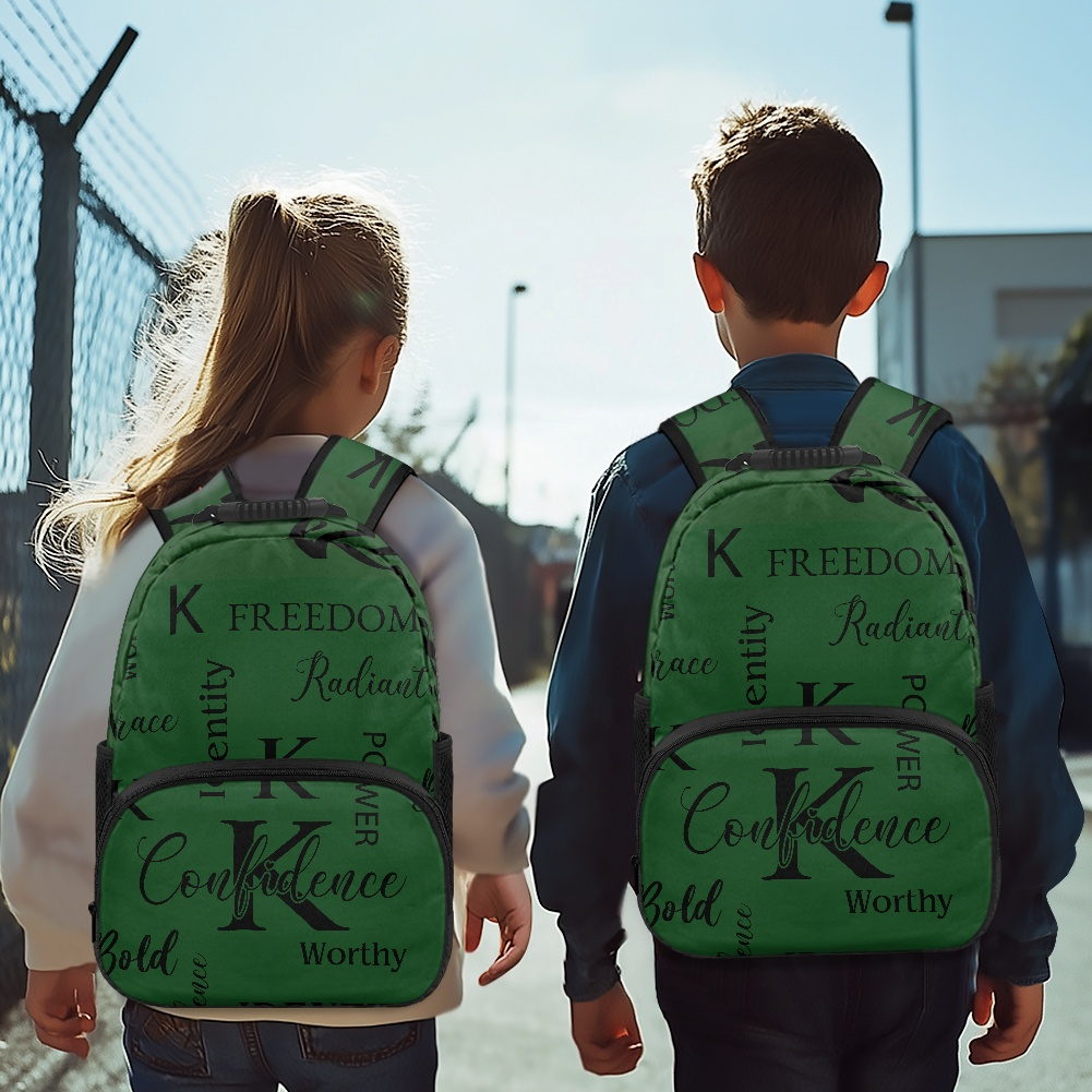 Green and Black Grace backpack