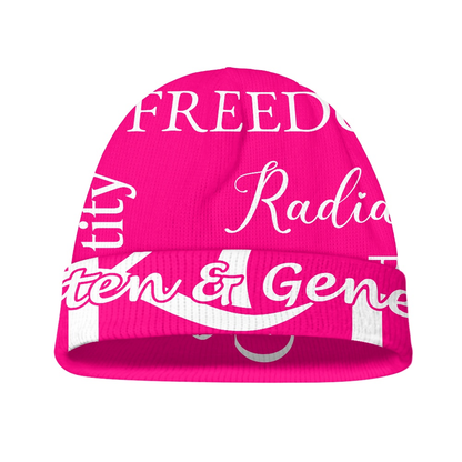 K & G Hot Pink and White Jacket and Beanie Grace Set