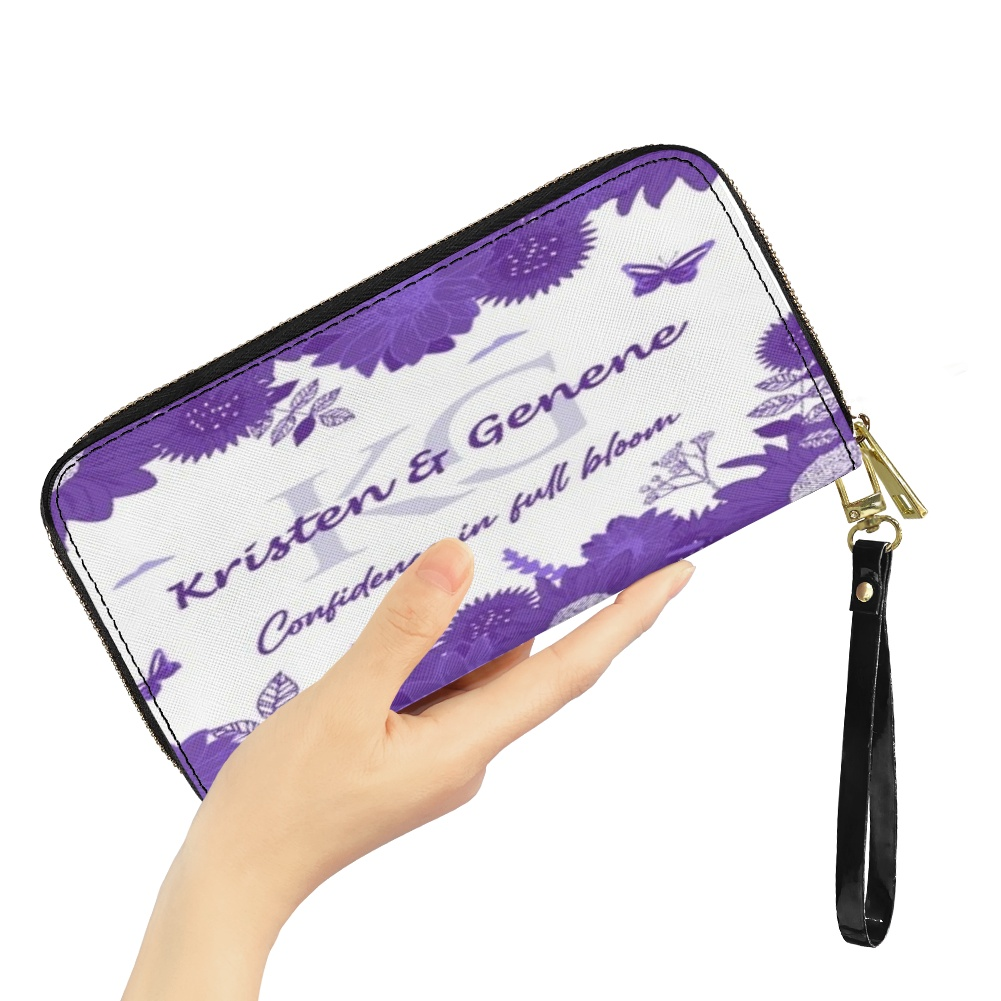 K & G original Purple and white Floral Bag