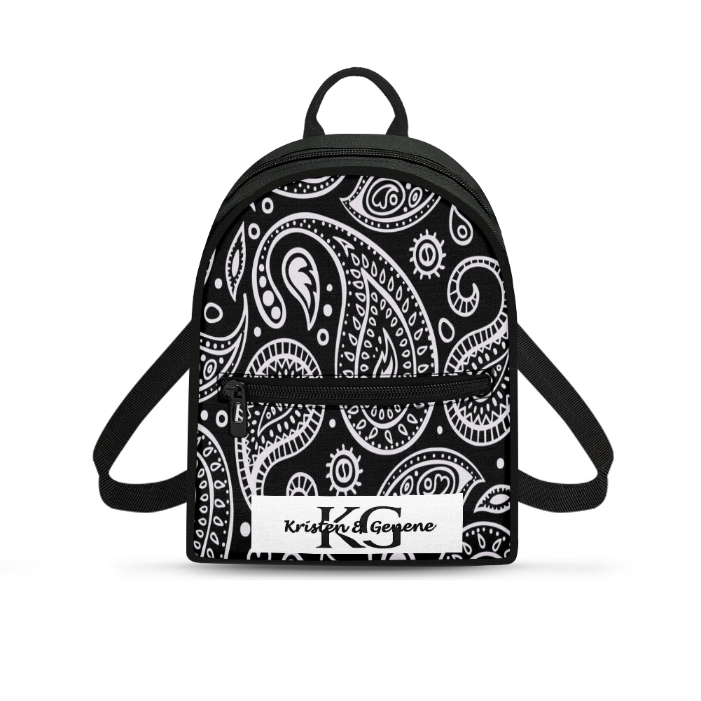 Black Ellegance Paisley backpack
