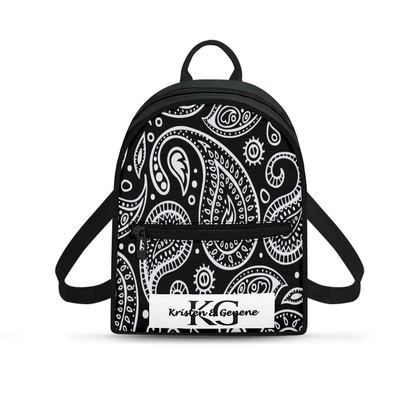 Black Ellegance Paisley backpack
