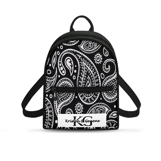 Black Ellegance Paisley backpack