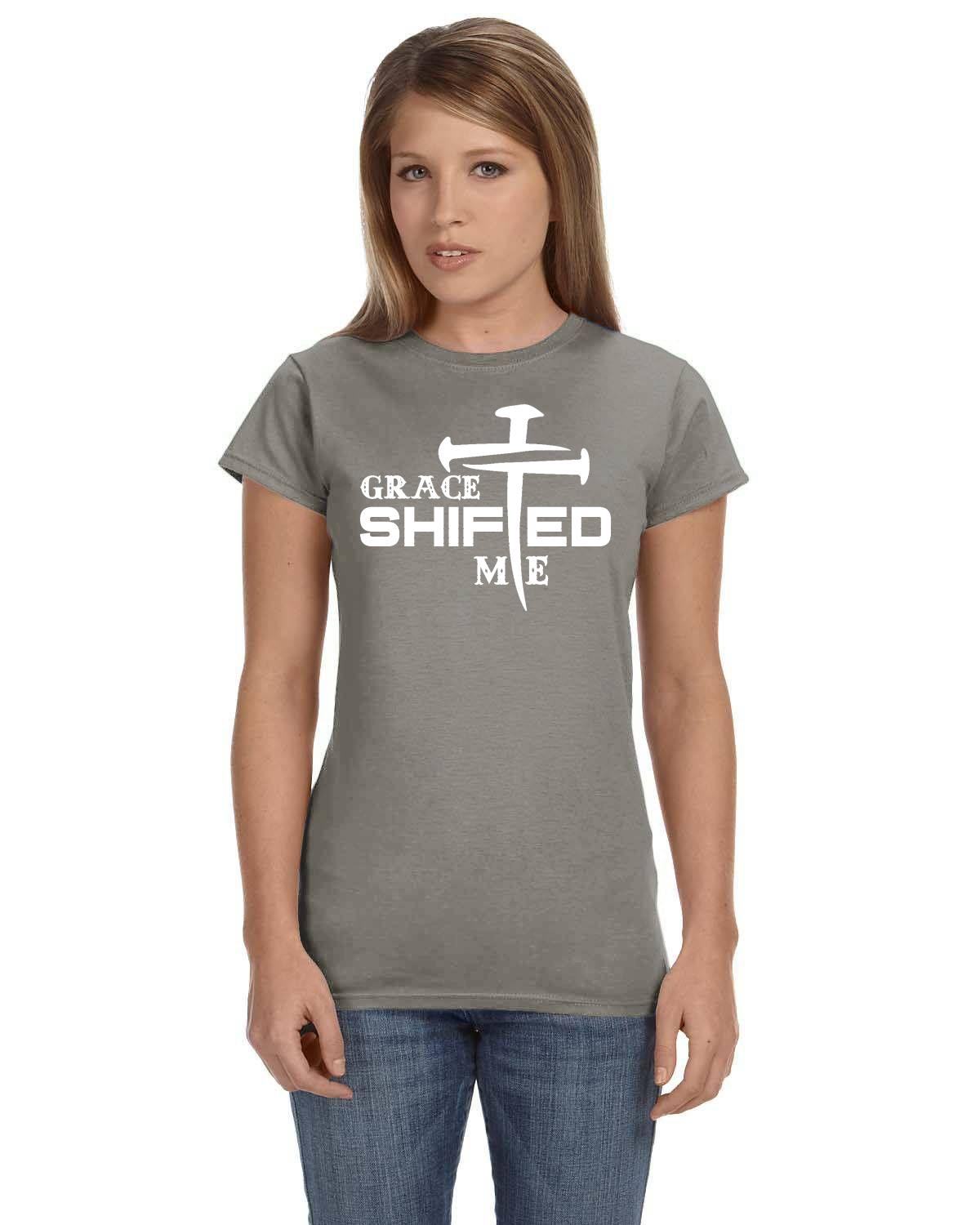 Grace Shifted Me Ladies' Softstyle Fitted T-Shirt