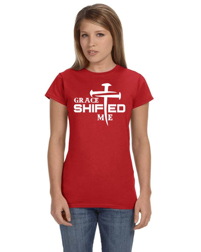 Grace Shifted Me Ladies' Softstyle Fitted T-Shirt