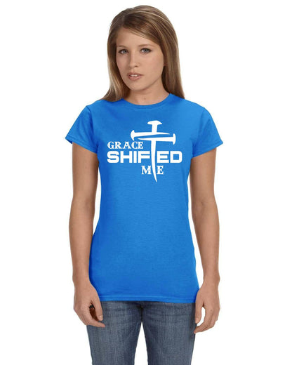 Grace Shifted Me Ladies' Softstyle Fitted T-Shirt