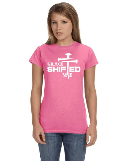 Grace Shifted Me Ladies' Softstyle Fitted T-Shirt