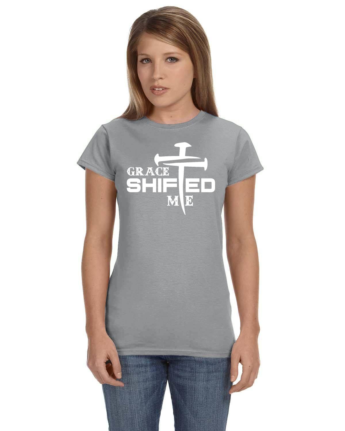 Grace Shifted Me Ladies' Softstyle Fitted T-Shirt