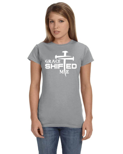 Grace Shifted Me Ladies' Softstyle Fitted T-Shirt