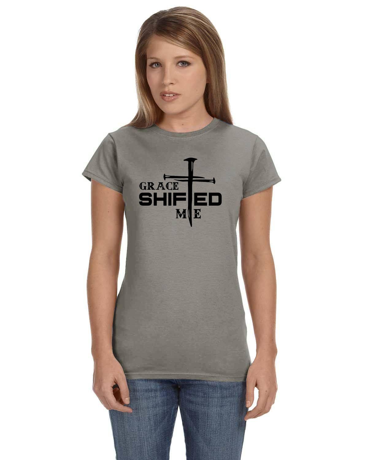 Grace Shifted Me Ladies' Softstyle Fitted T-Shirt