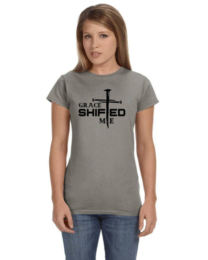 Grace Shifted Me Ladies' Softstyle Fitted T-Shirt